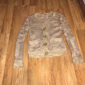 Free People Cardigan Sweater w/Big Buttons XS